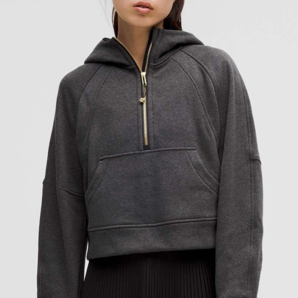 Lululemon Scuba Crop Sweater, 1/2 Zip